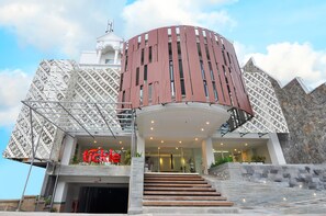 Majoituspaikan julkisivu