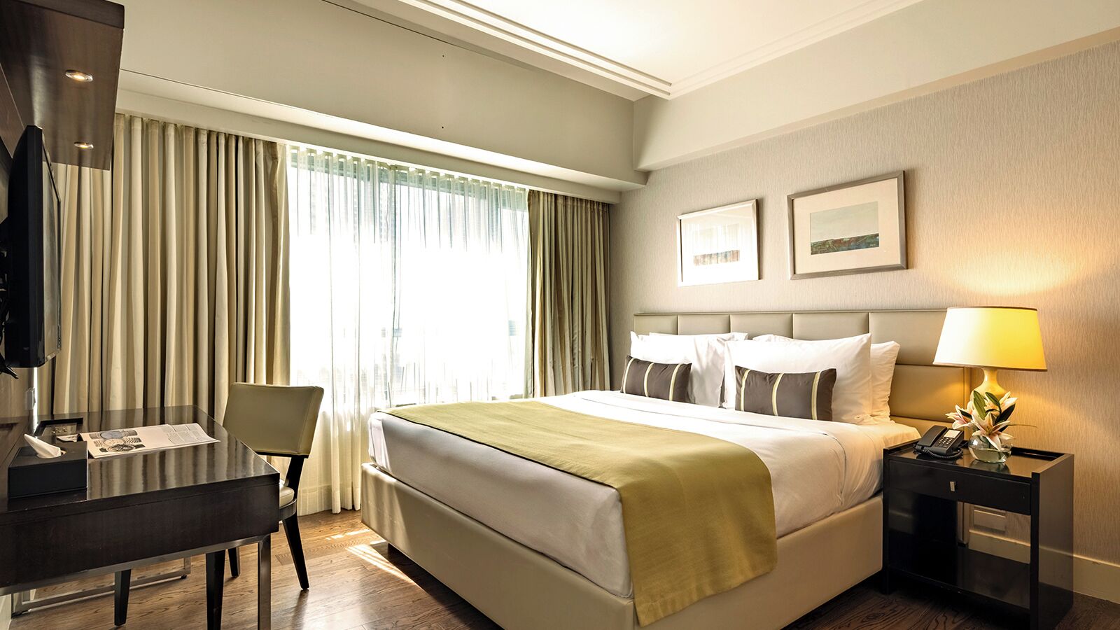 Chambre « Premier », 1 chambre | Literie de qualité supérieure, coffres-forts dans les chambres, bureau