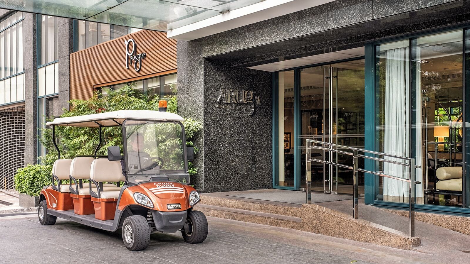 Entrée de l’hébergement