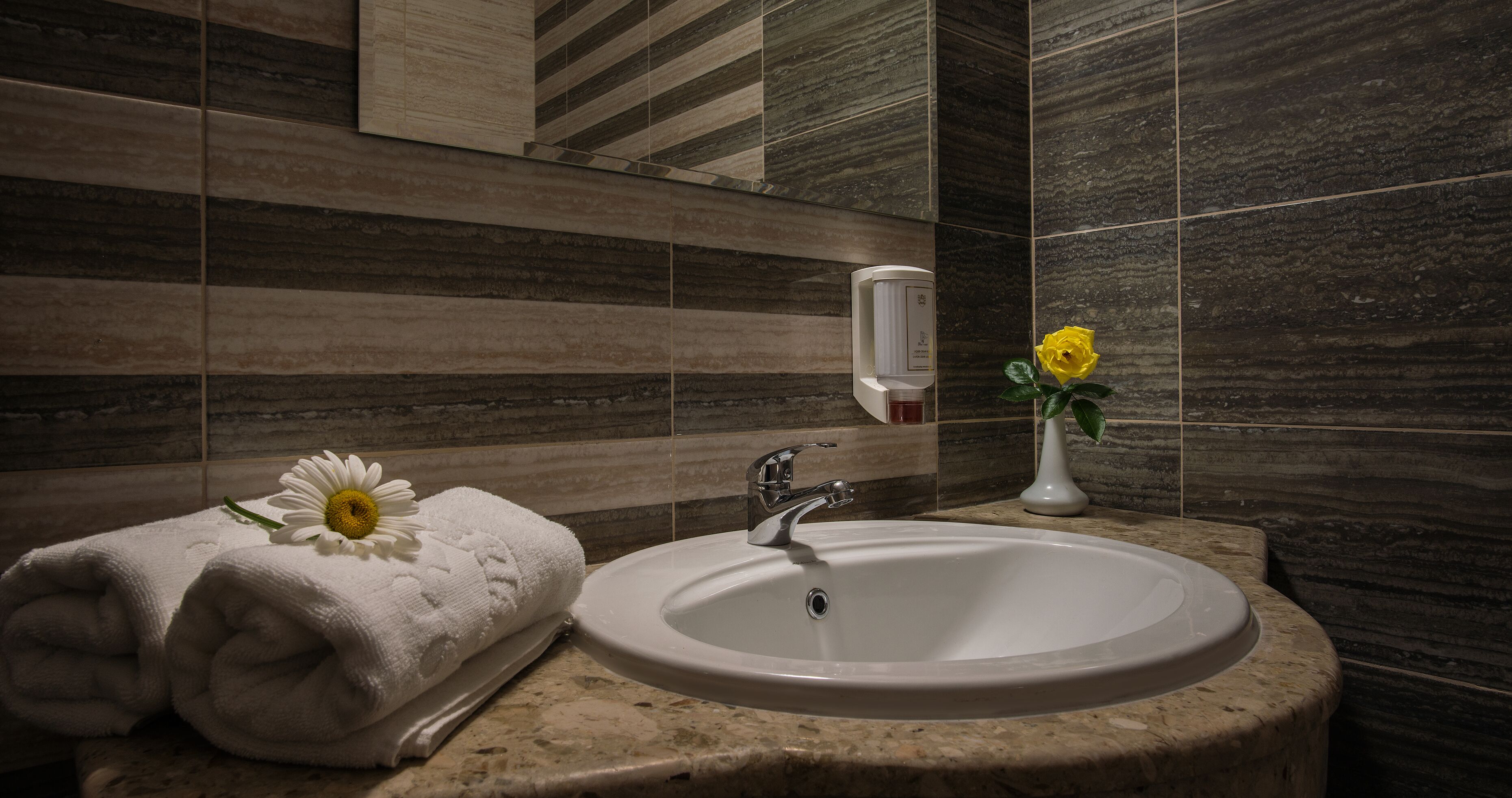 family two-bedroom suite (4 adults) | bathroom | shower, hair dryer, towels, soap