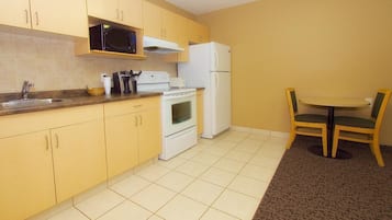 Microwave, coffee/tea maker