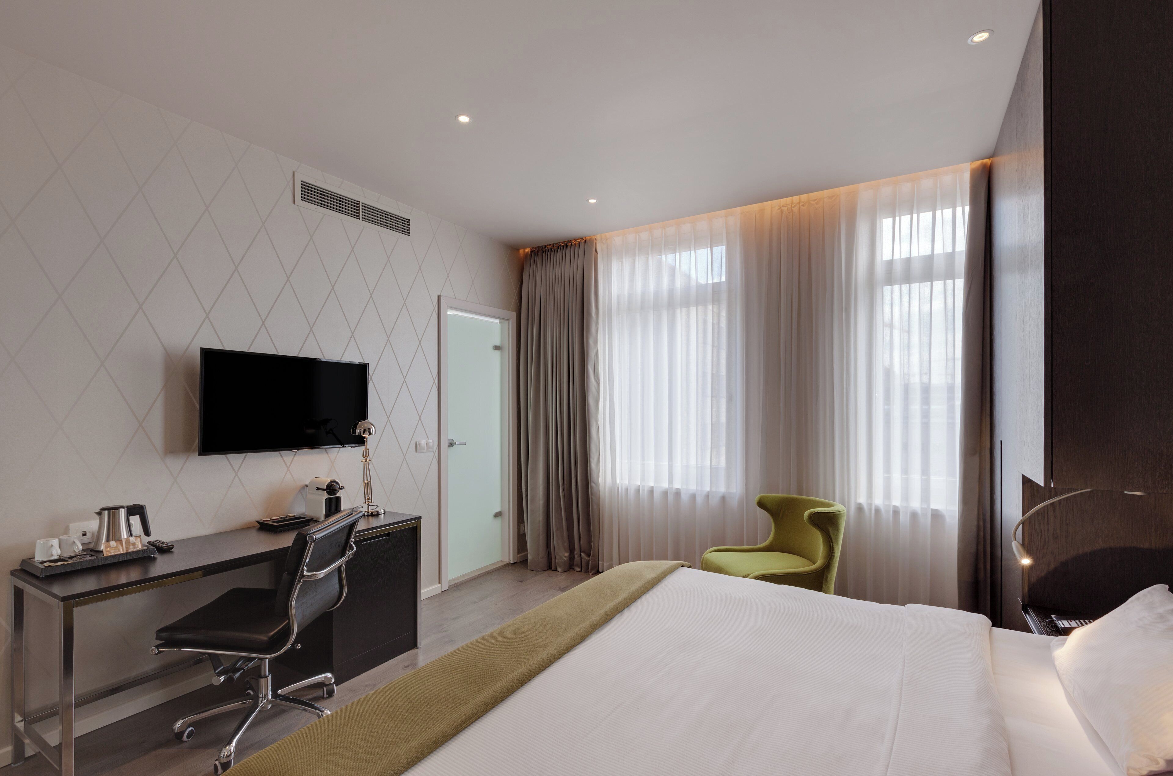 Habitación Premium, 1 cama King size | Ropa de cama hipoalergénica y edredón 