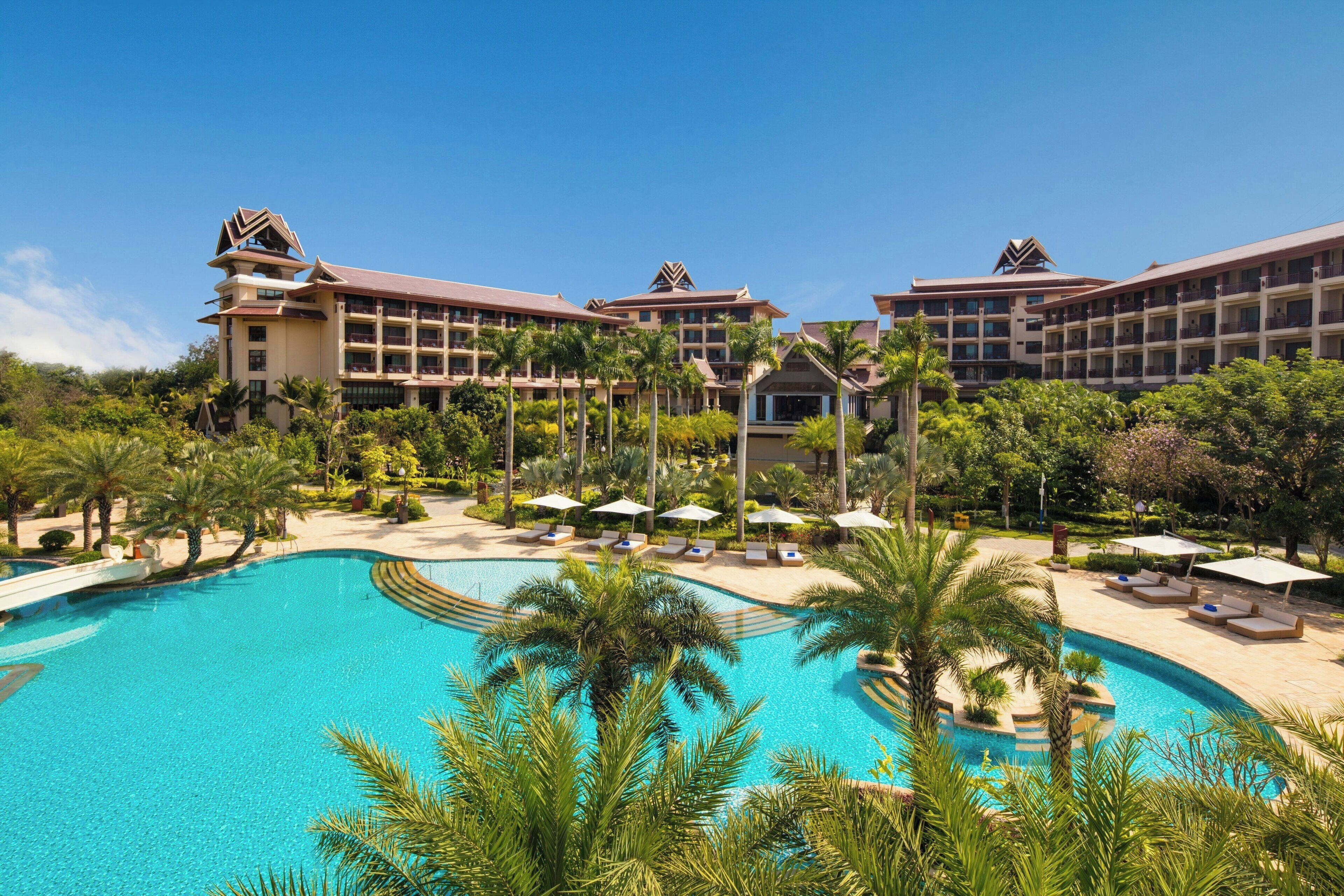 indoor pool, outdoor pool, open 8:00 am to 10:00 pm, pool umbrellas