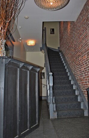 Interior entrance