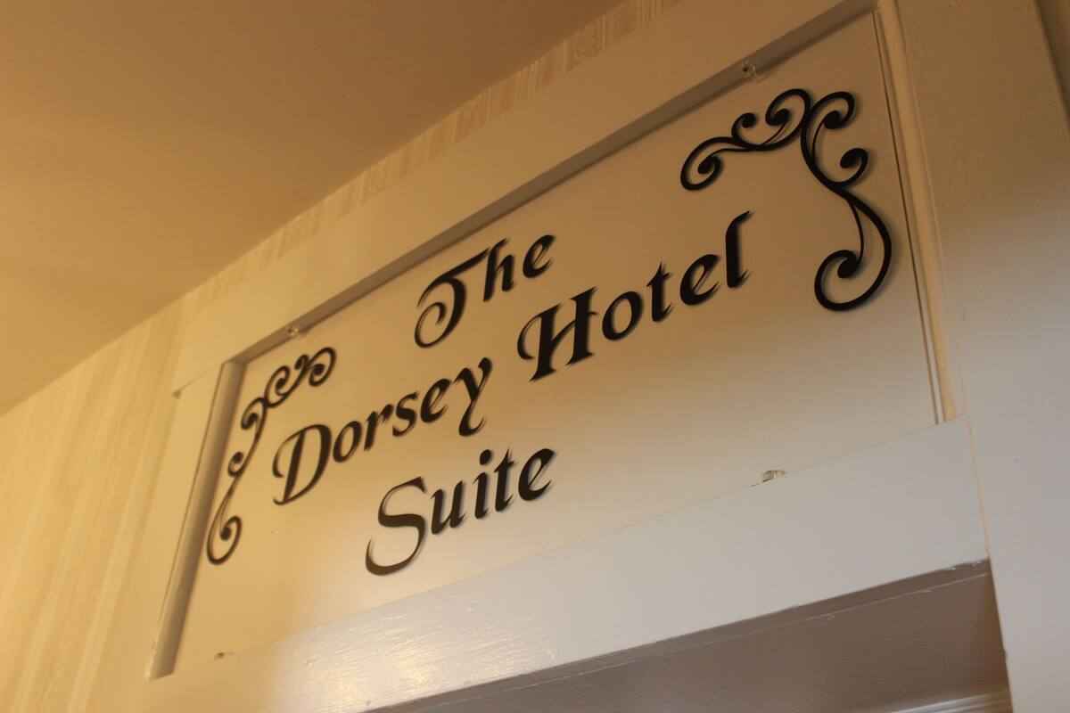 Señal para la suite del Hotel Dorsey.