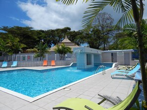 Outdoor pool - Green Palm Boutique Hotel (Crown Point)