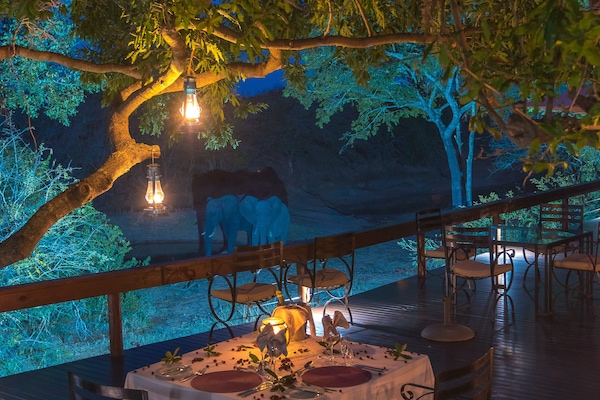 Front of property - evening/night