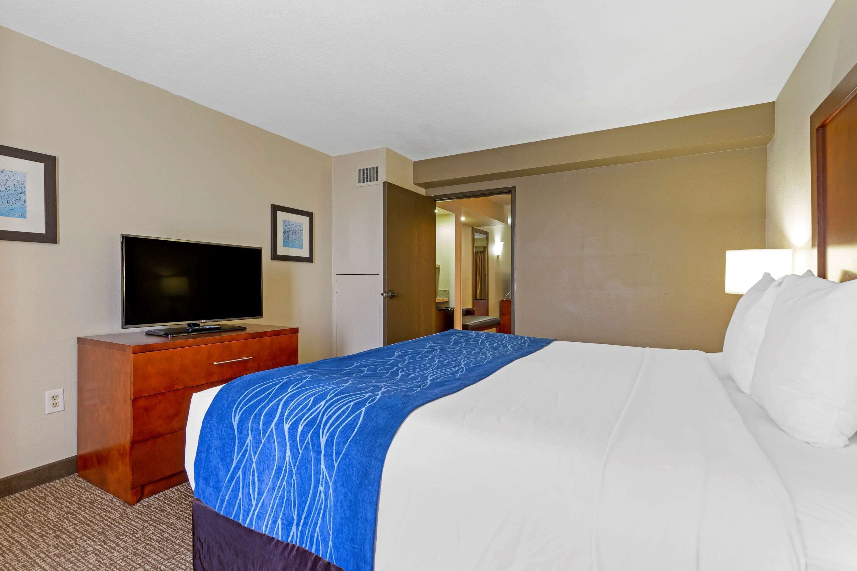 suite, 1 king bed with sofa bed, non smoking | in-room safe, desk, blackout curtains, soundproofing