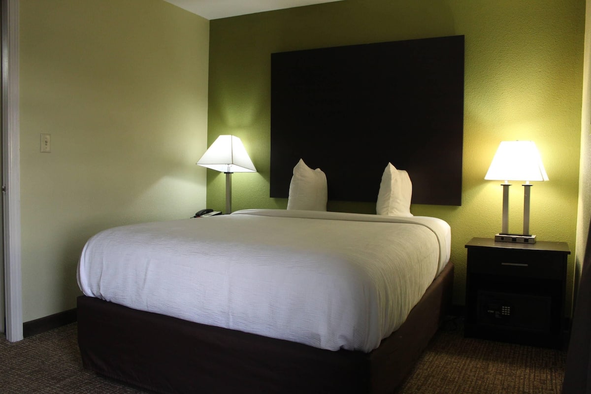 Suite, 1 Queen Bed with Sofa bed, Non Smoking | In-room safe, desk, laptop workspace, iron/ironing board