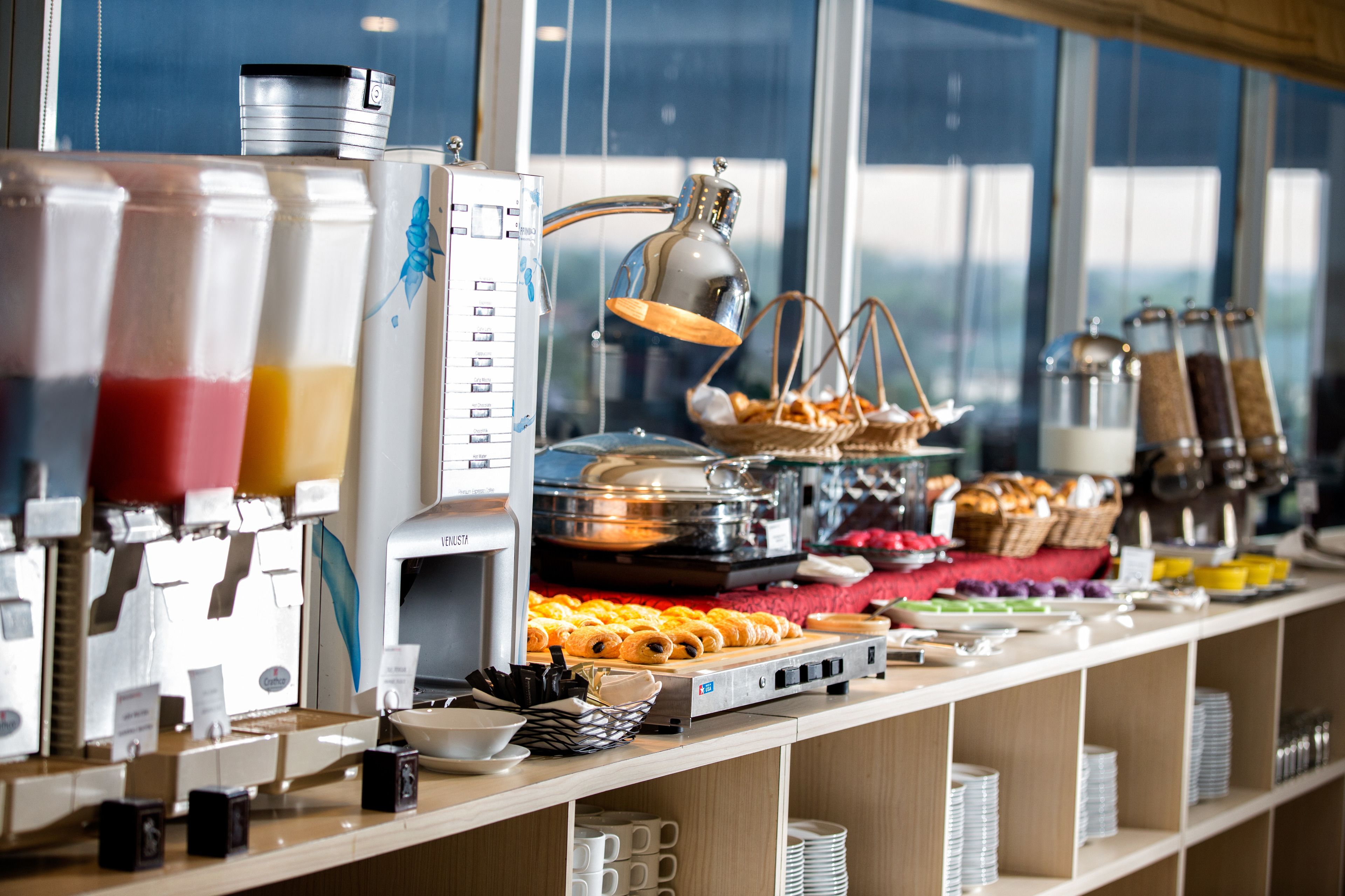 daily buffet breakfast (idr 100000 per person)