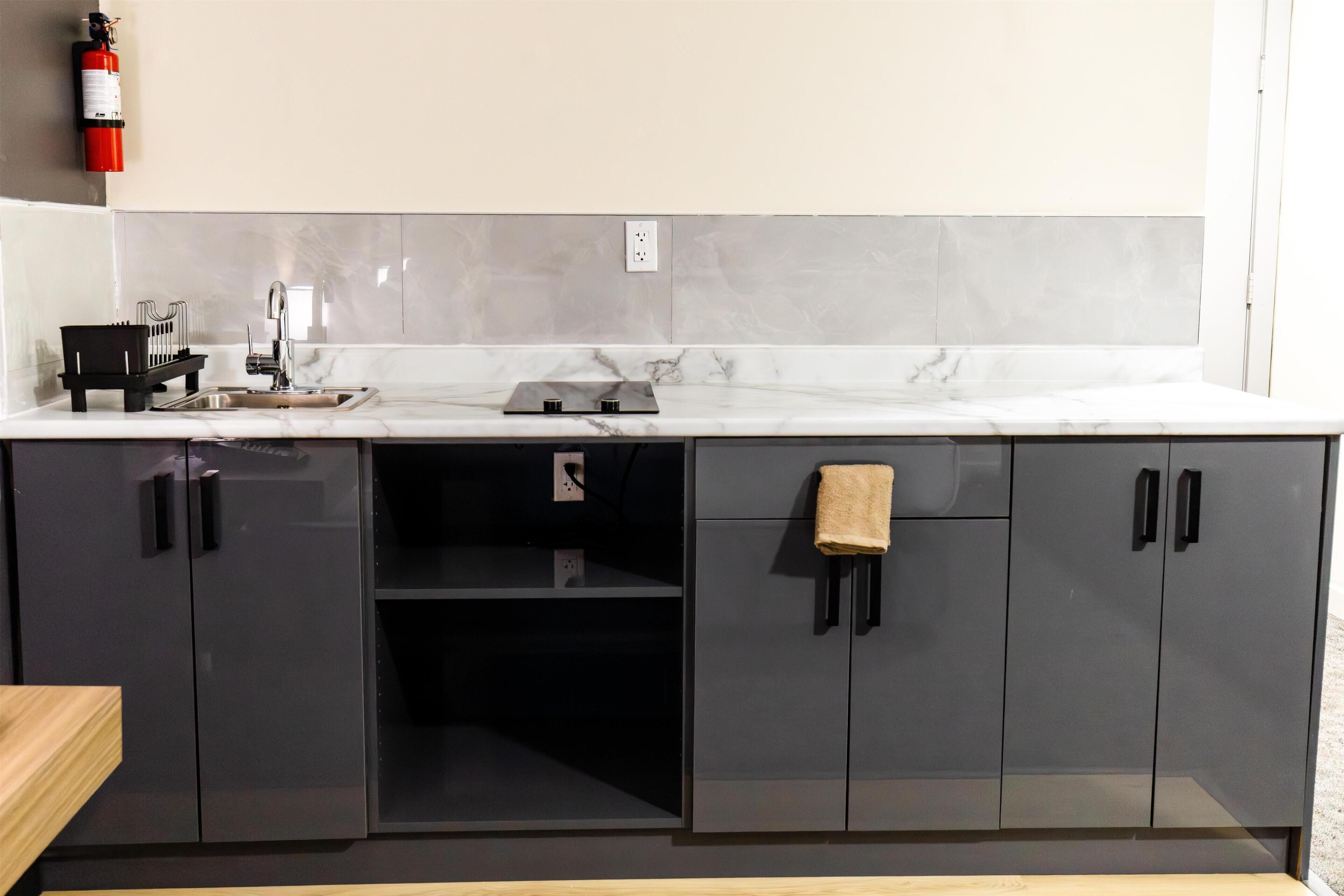 Standard Room, 1 Queen Bed, Non Smoking, Kitchenette | Private kitchenette | Microwave, coffee/tea maker