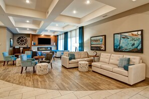 Sala de estar en el lobby