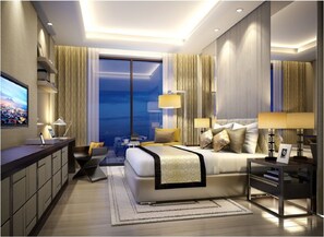 Biancheria da letto di alta qualità, una cassaforte in camera