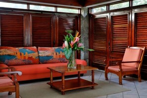 Villa, 4 Bedrooms | Living area | Flat-screen TV