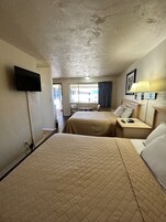 Standard Double Room, 2 Queen Beds | Desk, free WiFi, bed sheets