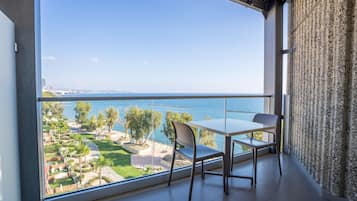Double or Twin Room, Sea View | In-room safe, desk, soundproofing, iron/ironing board