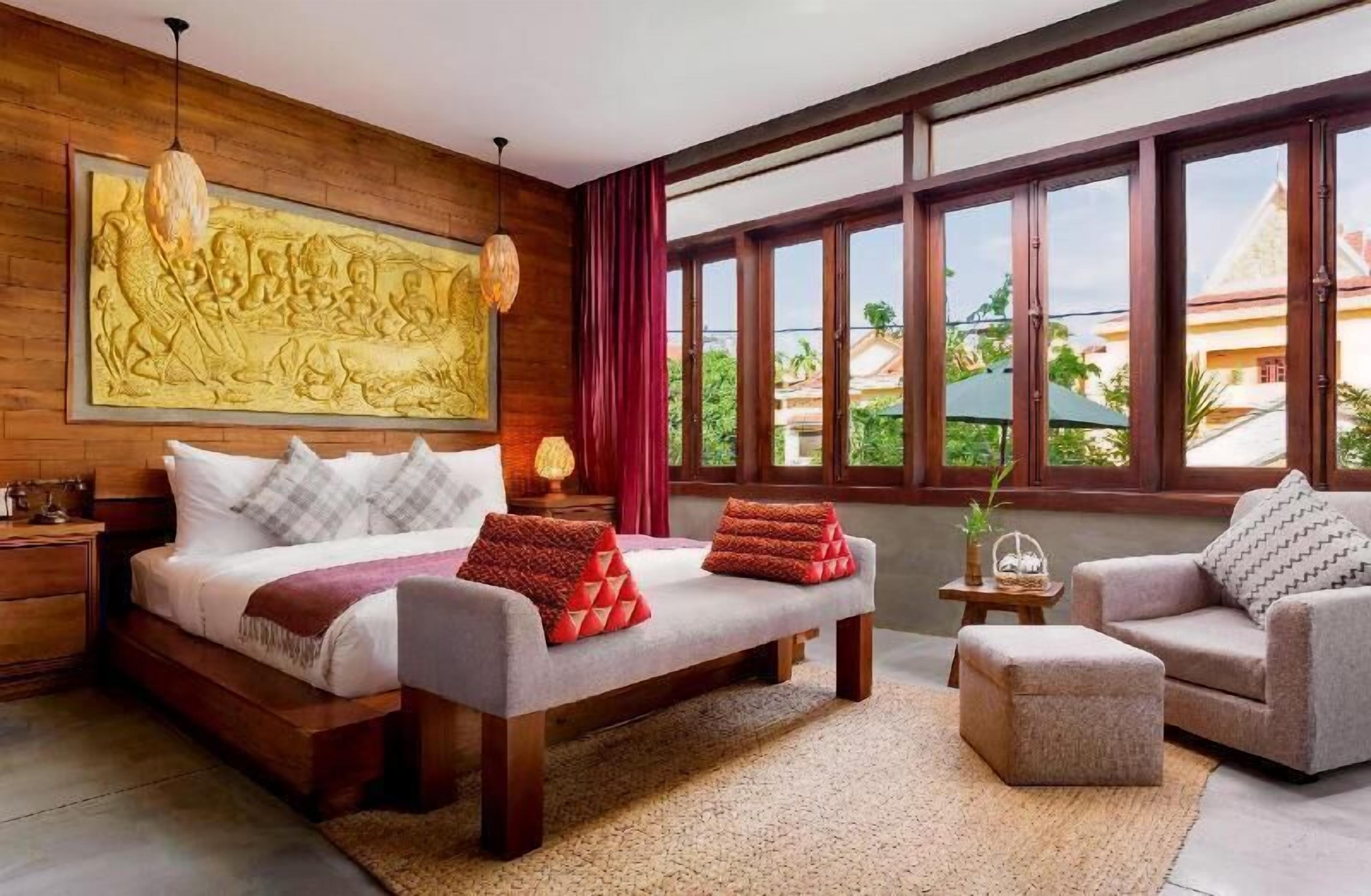 1 quarto, roupas de cama premium, frigobar, cofres nos quartos