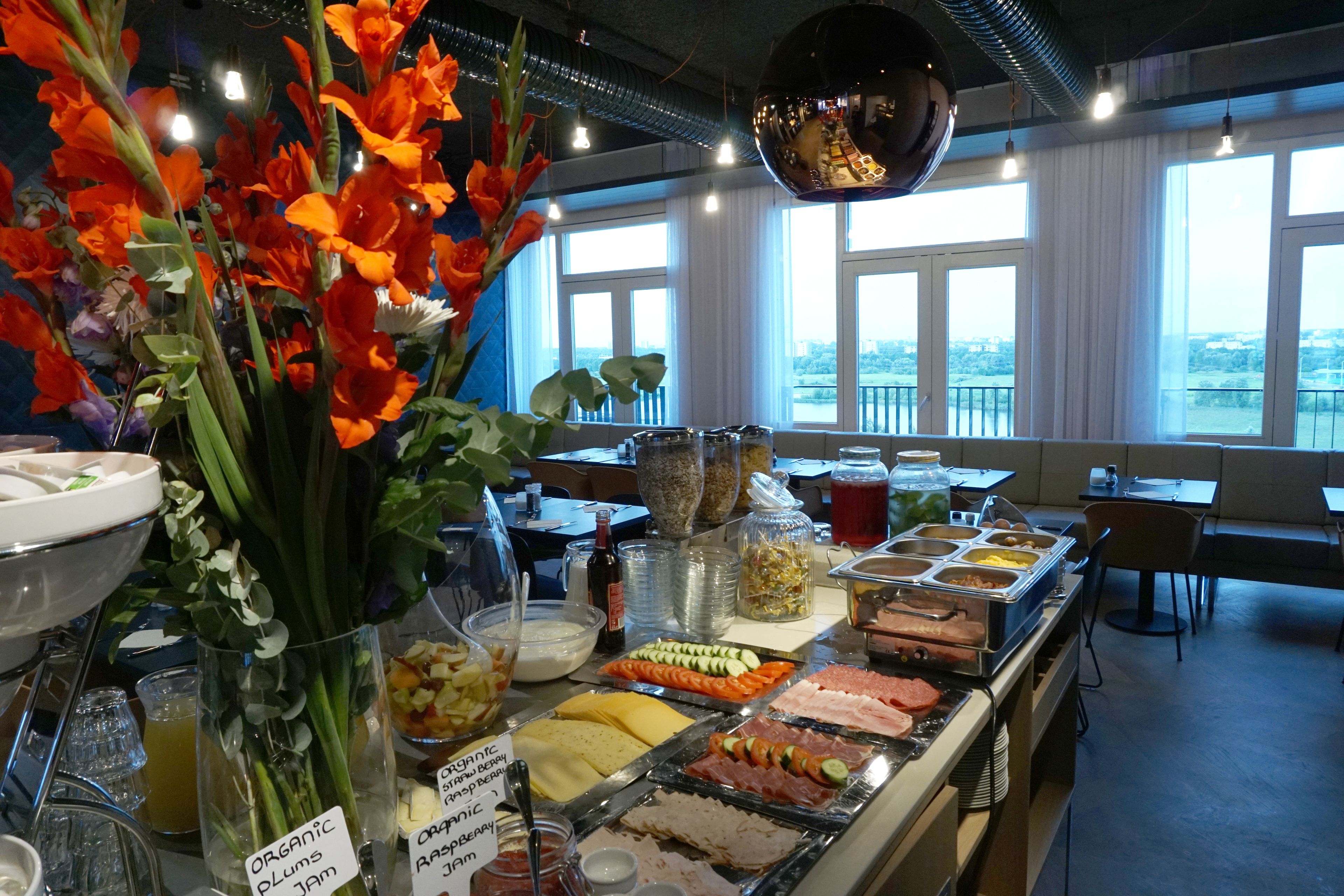 daily buffet breakfast (eur 17 per person)