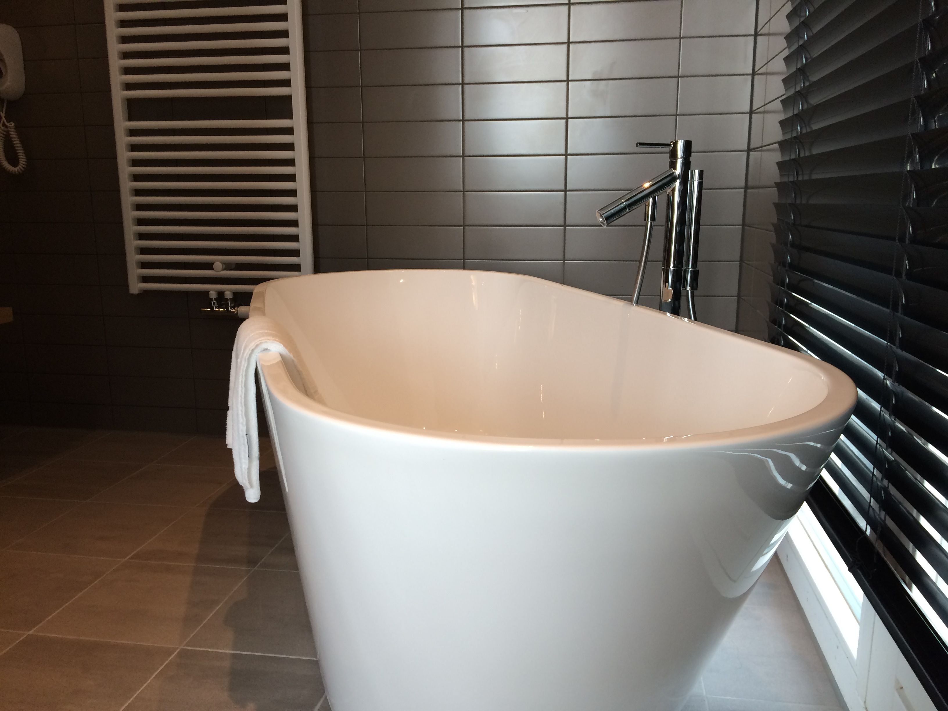 honeymoon suite, 1 king bed | bathroom | shower, free toiletries, hair dryer, bathrobes