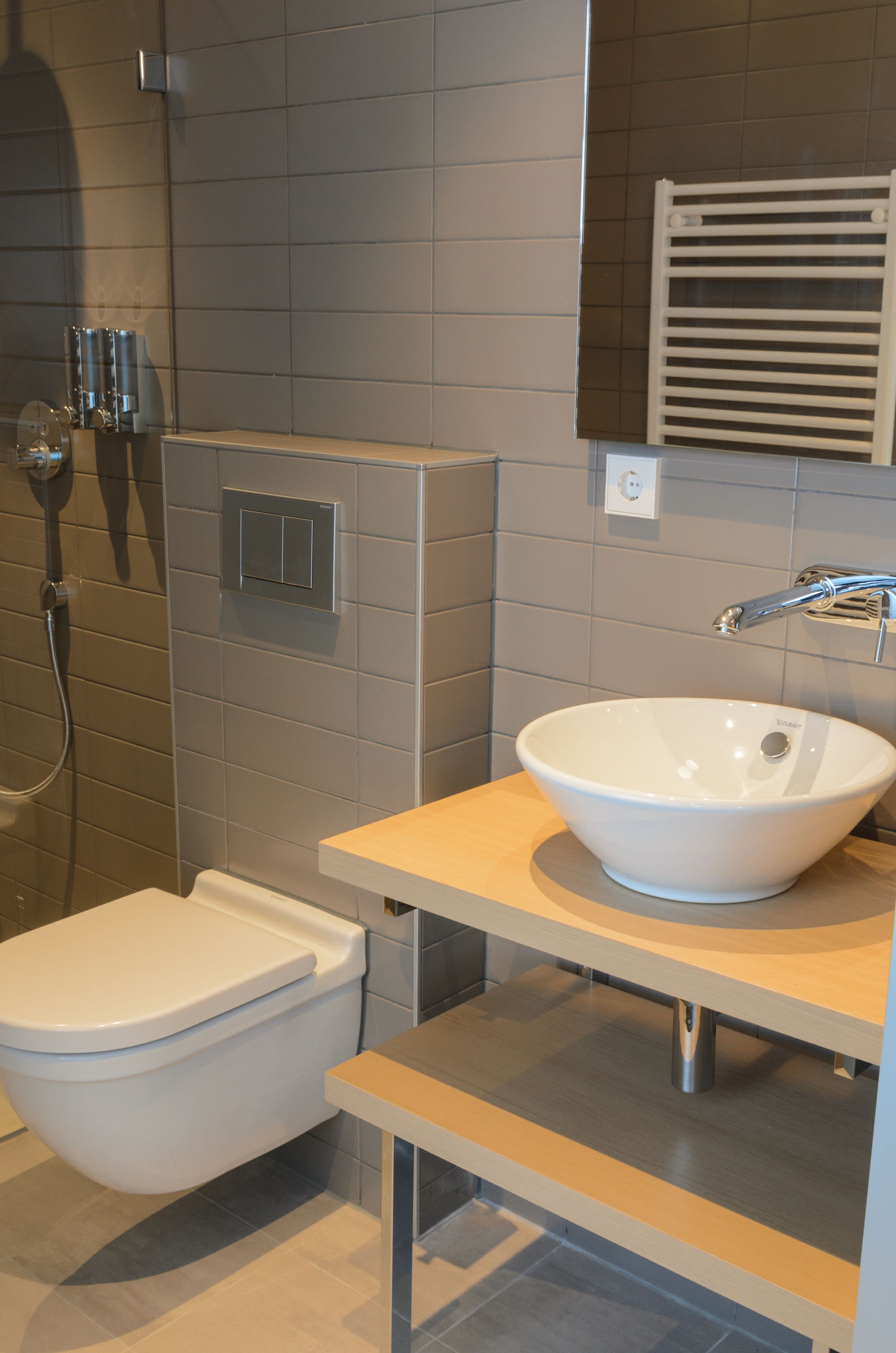 shower, free toiletries, hair dryer, bathrobes