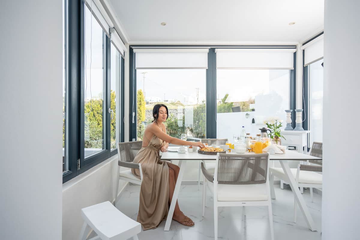 diamond: 4 bedroom villa sunset & sea view with private pool & hot tub | in-room dining