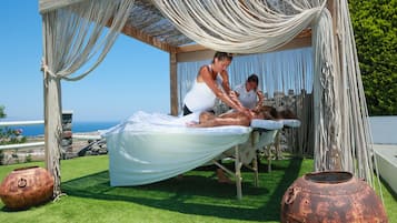 Couples treatment room(s), body treatments, deep-tissue massages