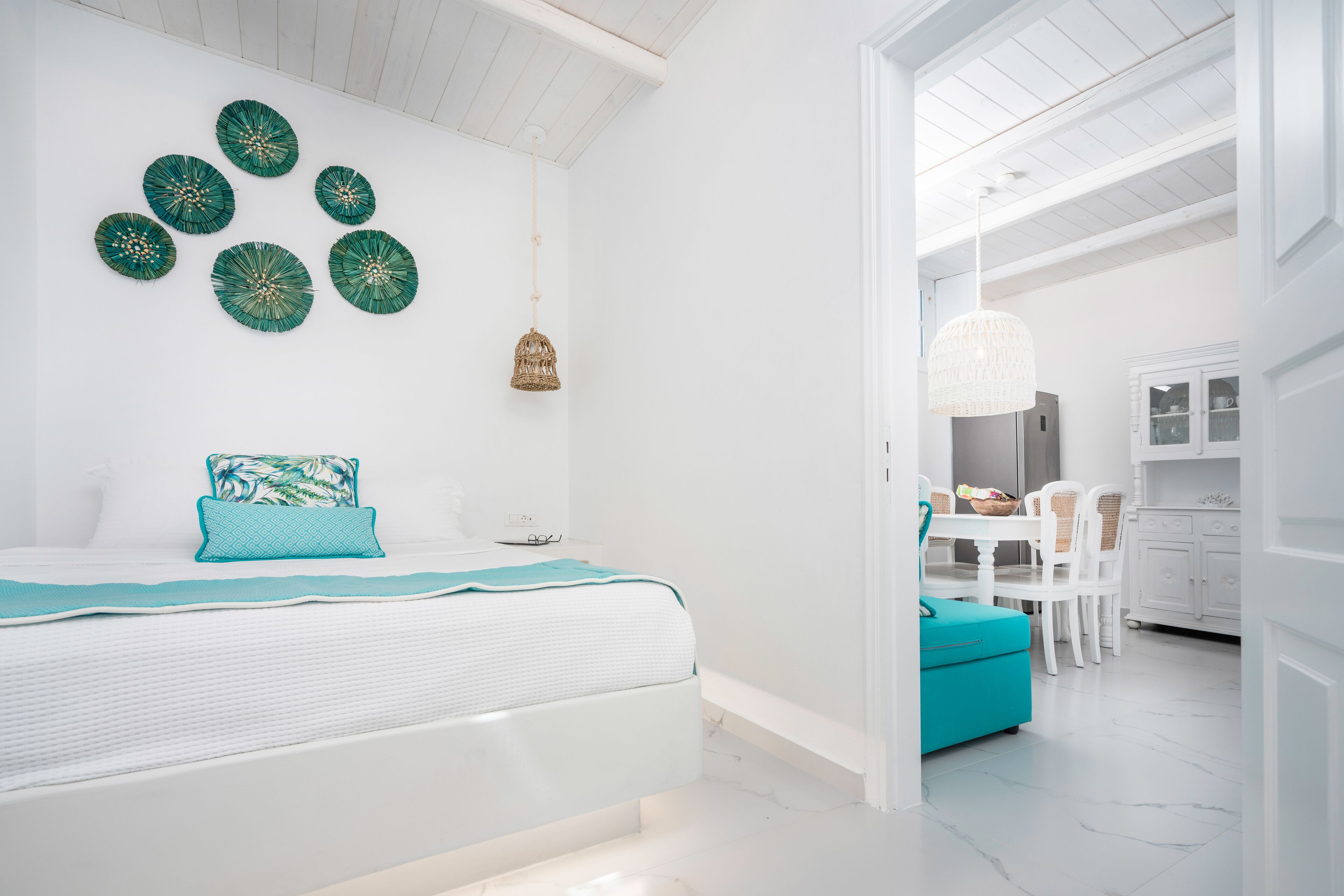 emerald: 3 bedroom villa sunset & sea view with private pool & hot tub | 1 bedroom, egyptian cotton sheets, premium bedding, down duvets