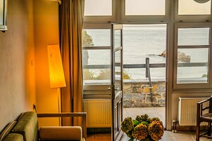 Televisión, chimenea