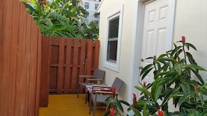 Vila luxo, 1 cama King | Terraço/pátio