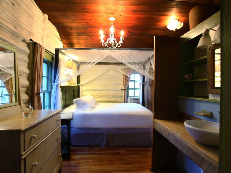 Cabin Thirteen | Individually decorated, individually furnished, iron/ironing board