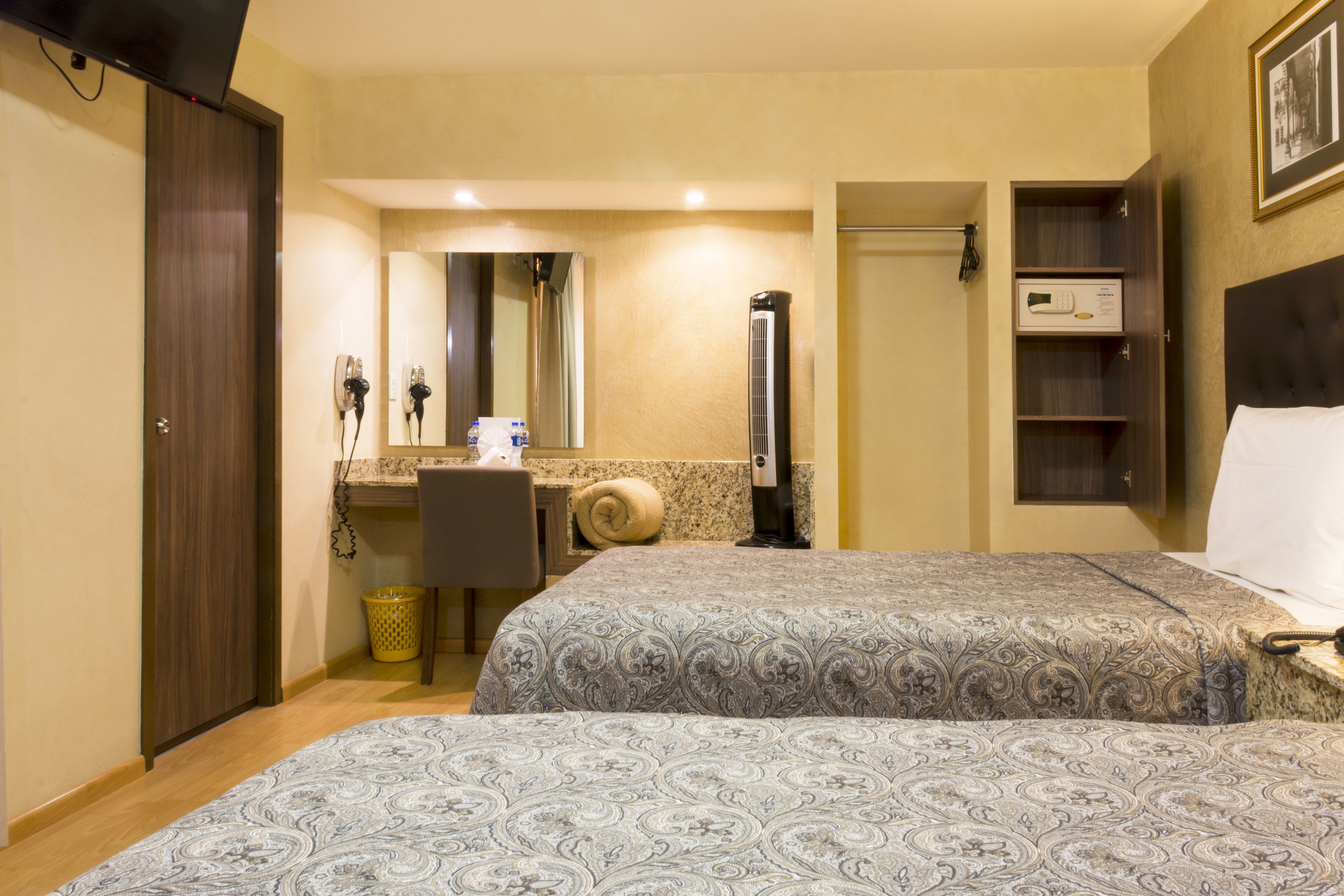 premium bedding, in-room safe, desk, iron/ironing board