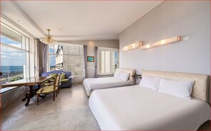Ocean Suite B (No Bathtub) | Premium bedding, free WiFi
