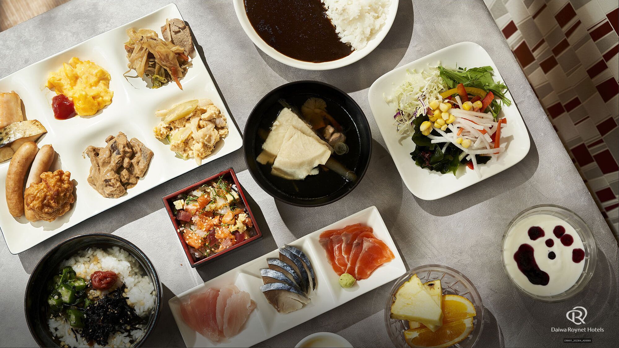 朝食ビュッフェ