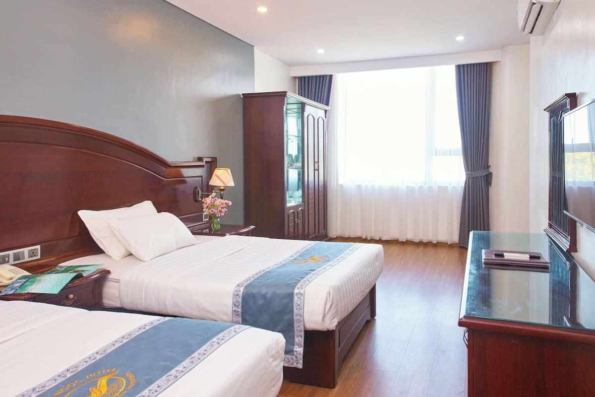 Habitación superior con 1 cama matrimonial o 2 individuales, vista al mar | 1 habitación, ropa de cama de alta calidad y camas Select Comfort