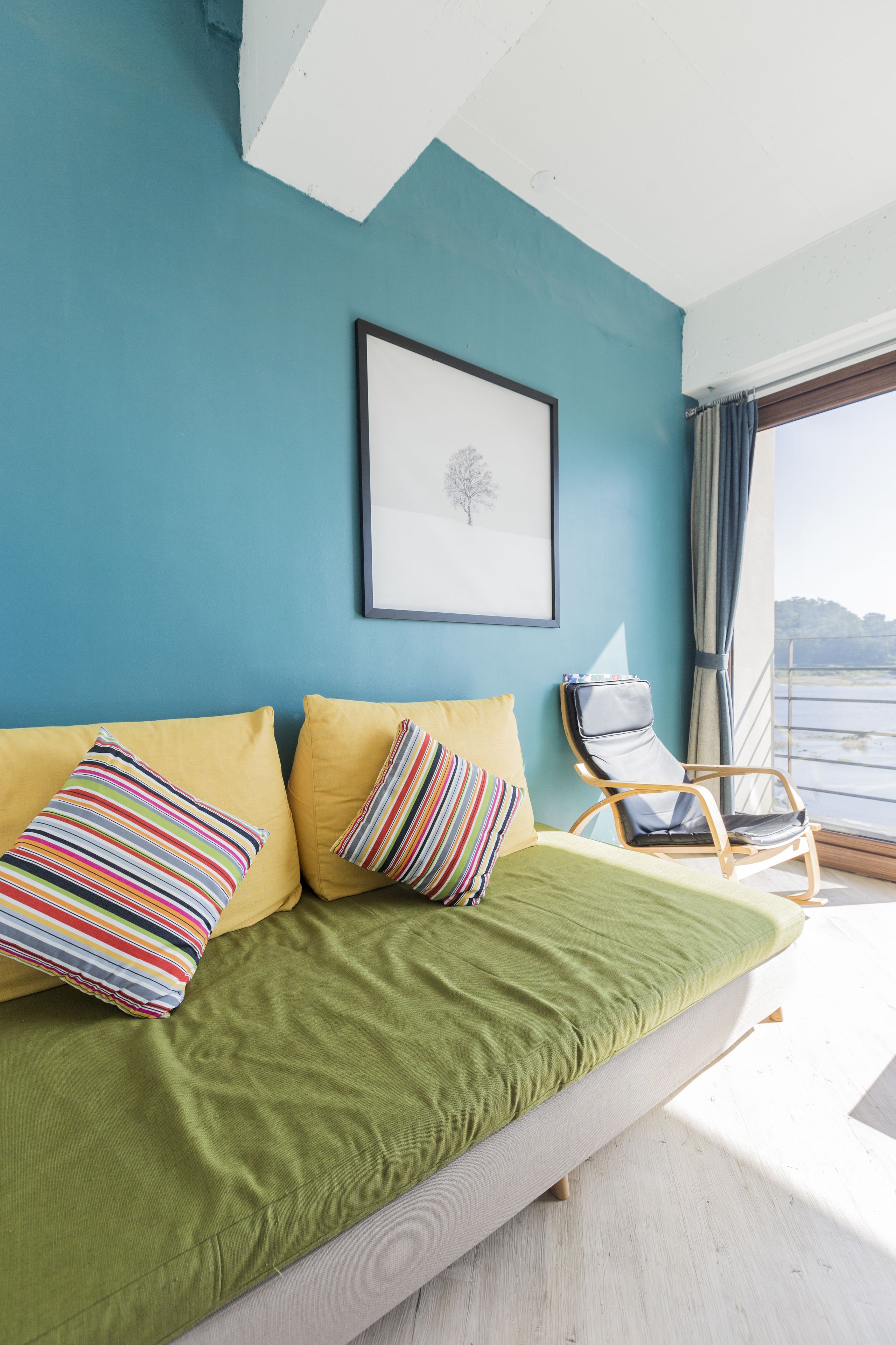 디럭스 트윈룸 | 오리/거위털 이불, 암막 커튼, 무료 WiFi