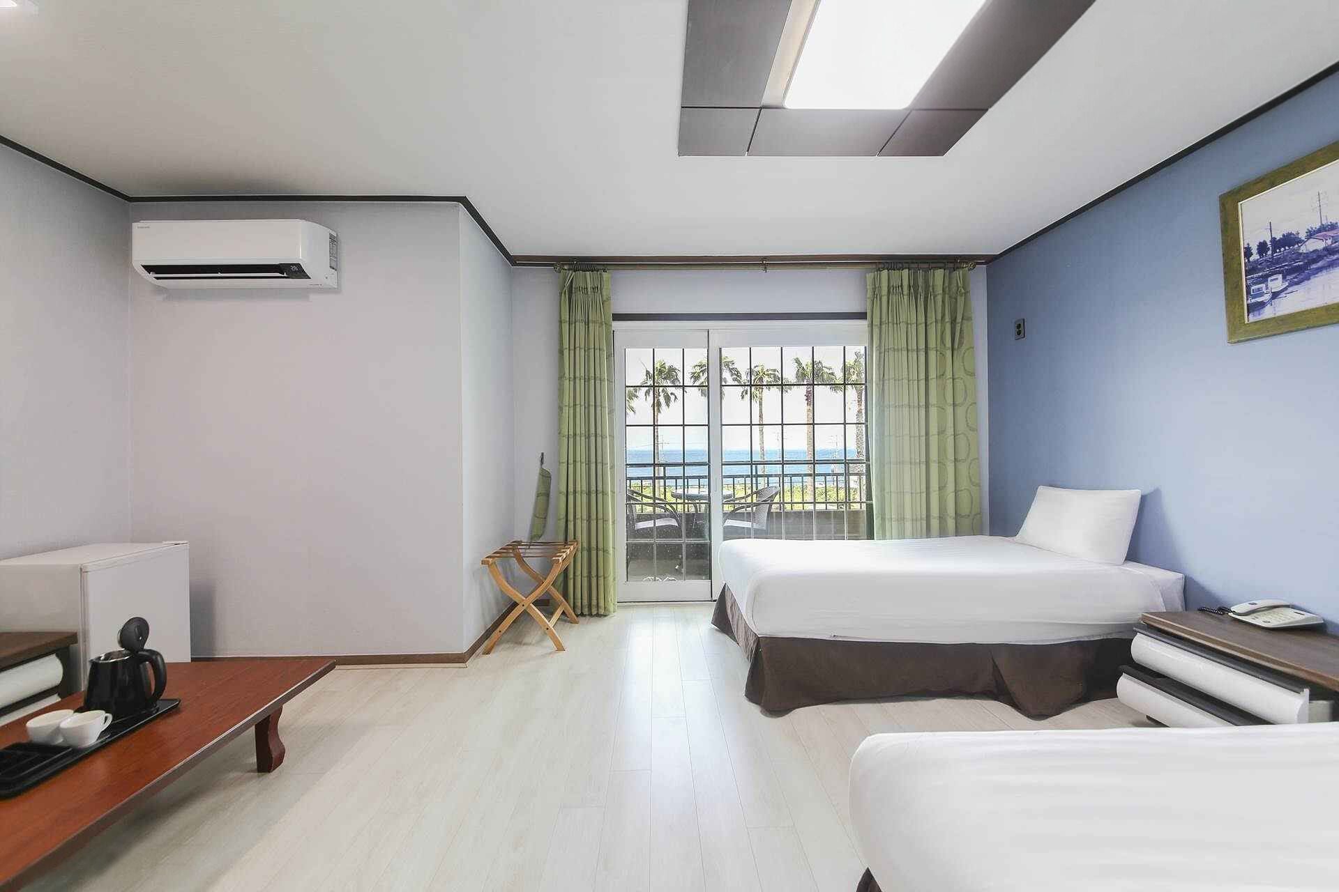 Ocean Terrace Deluxe Twin | Wi-Fi de cortesia, roupa de cama