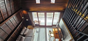 Deluxe Wood House | Área de sala de estar