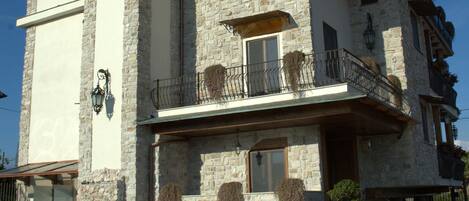 Fassade der Unterkunft