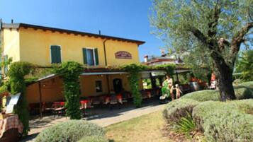 Facciata della struttura