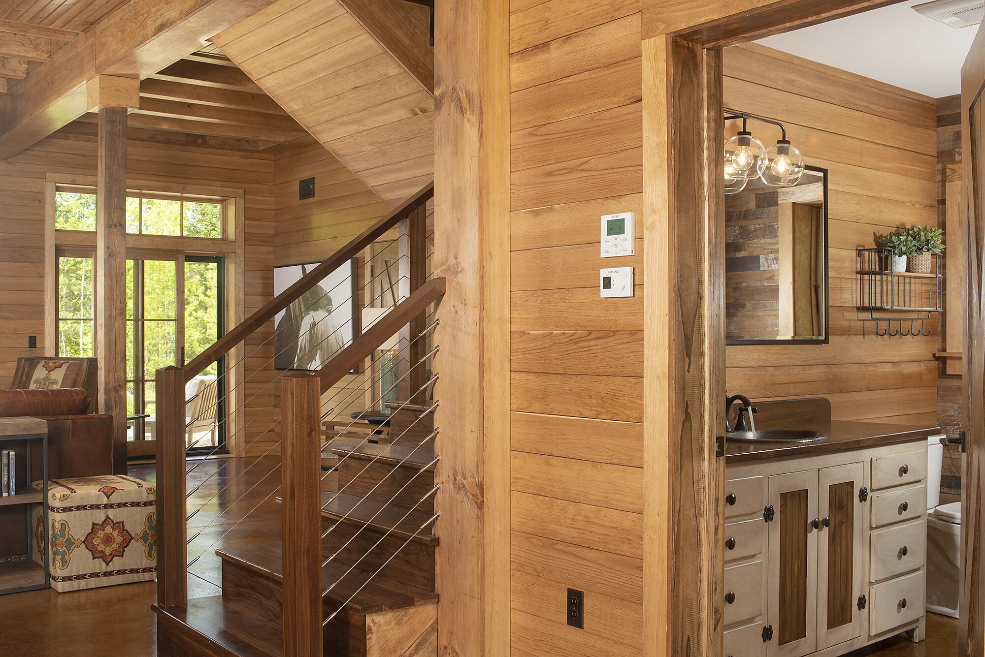 foley farmhouse | living area | tv