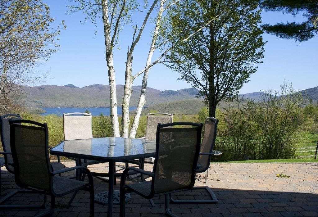 Luxury-Zimmer, Seeblick | Terrasse/Patio