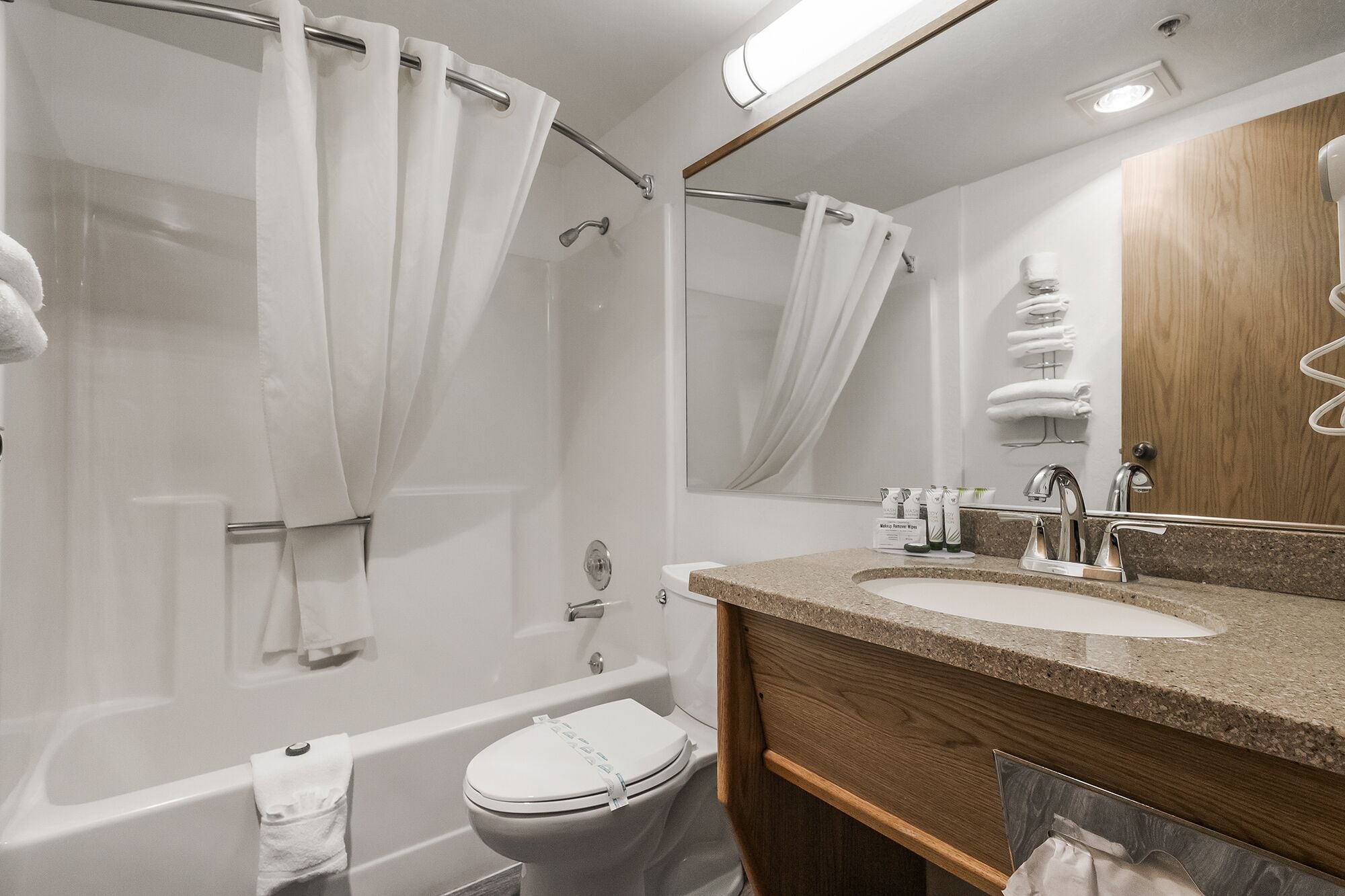 standard room, 1 king bed | bathroom | combined shower/bathtub, free toiletries, towels