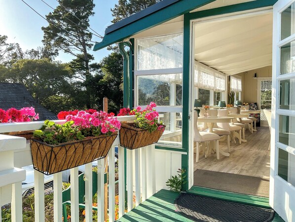 Entrée de l’hébergement