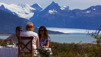 Tenda panoramica, 2 letti singoli | Terrazza/patio