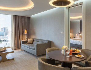 Suite junior, 1 cama King size, hidromasaje, vista a la ciudad | Vista desde la habitación