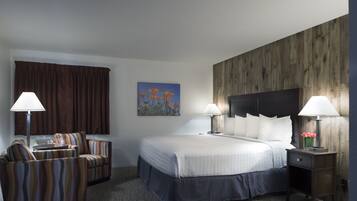 Habitación Deluxe, 1 cama de matrimonio grande | Escritorio y espacio para trabajar con un portátil