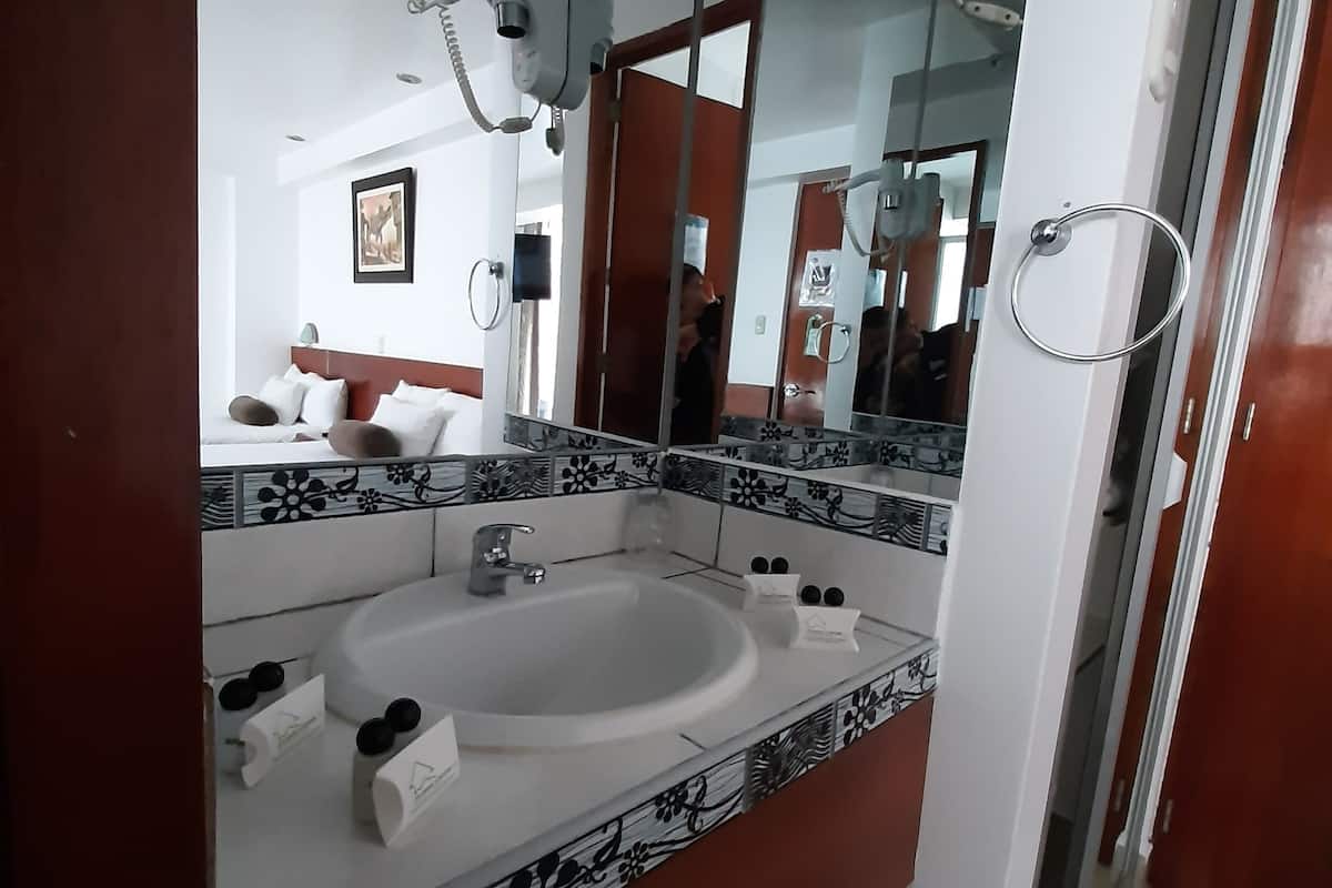 family room, 1 bedroom, private bathroom | bathroom | shower, free toiletries, hair dryer, towels