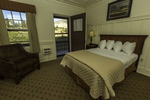 Down duvets, iron/ironing board, bed sheets - Many Glacier Hotel - Inside the Park (East Glacier Park)