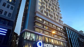 Front of property – evening/night