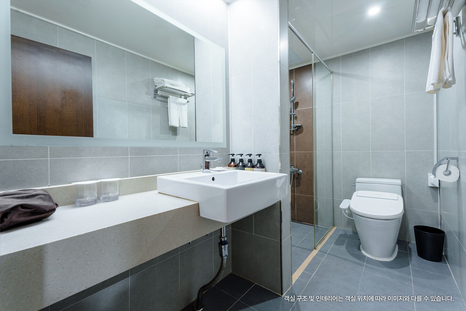 Suite (Double, Max - 2 Guests) | Bathroom | Shower, free toiletries, hair dryer, bathrobes